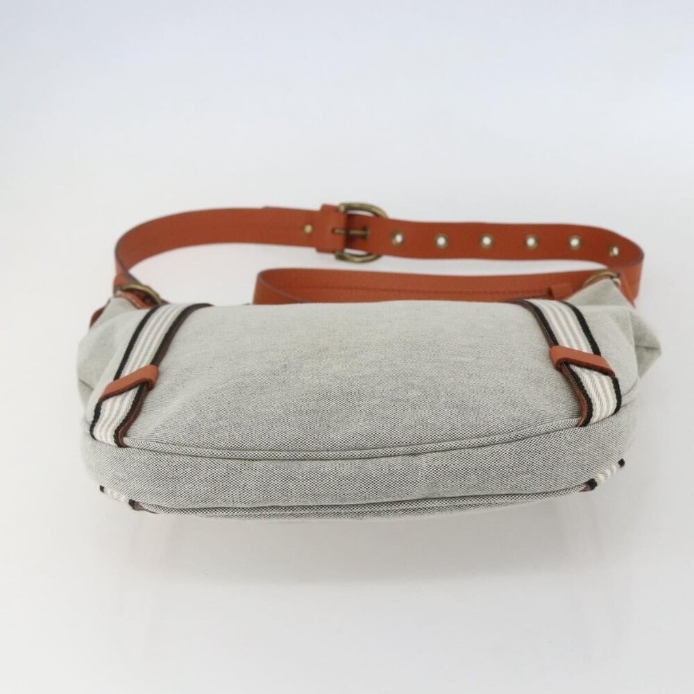 Authentic BURBERRY Blue Label Shoulder Bag Canvas Beige - Picture 16 of 16